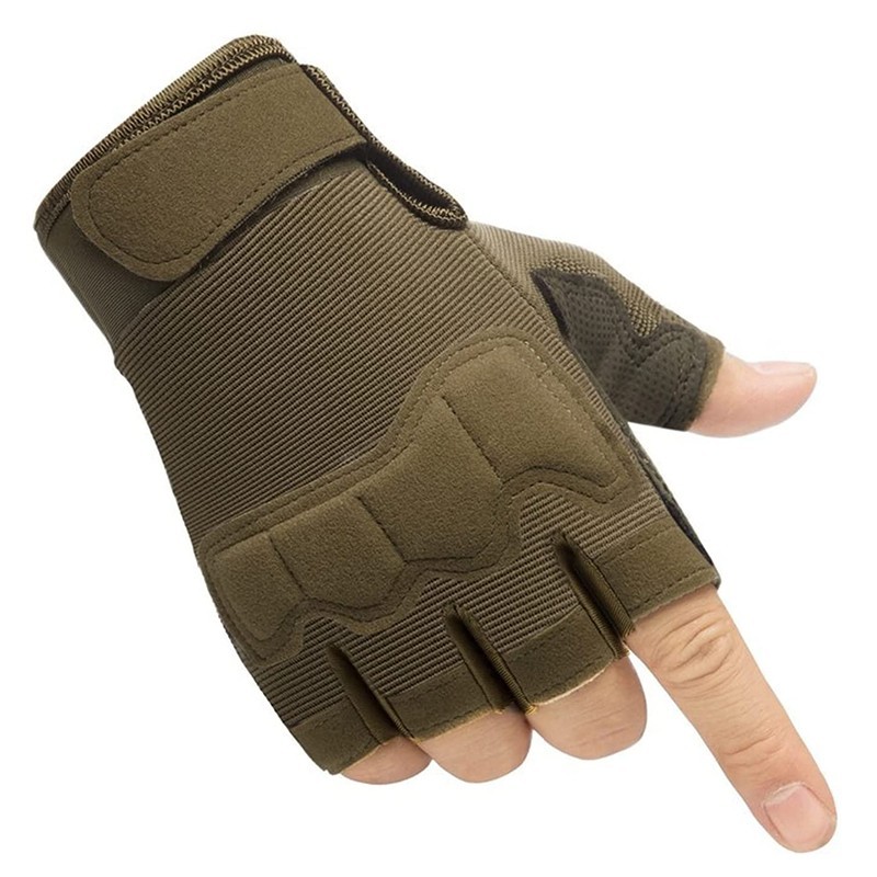 Tactical Half Finger Gloves Motorcycle Cycling Hiking Driving Working Fingerless