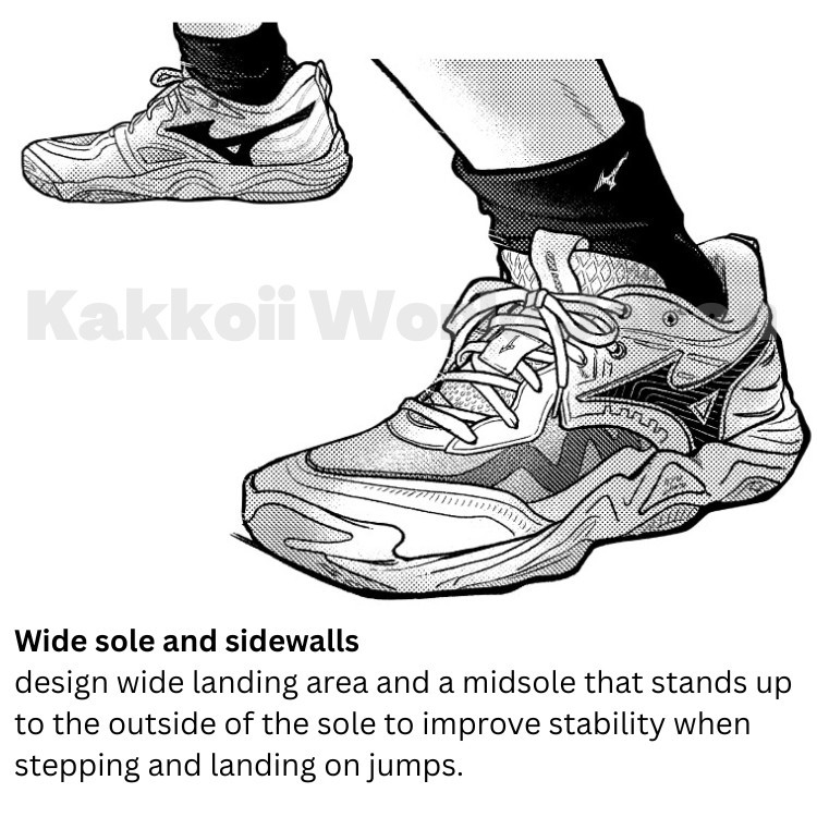 Mizuno Volleyball Shoes WAVE MOMENTUM ELITE Black/Metallic Gray/Blue V1GA251254