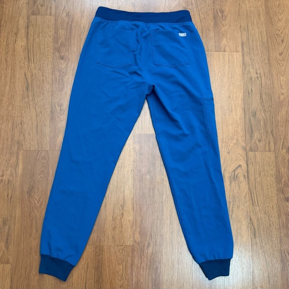 Figs XXS Casma Top XS Zamora Jogger Pants Alps Blue Scrubs Limited Edition