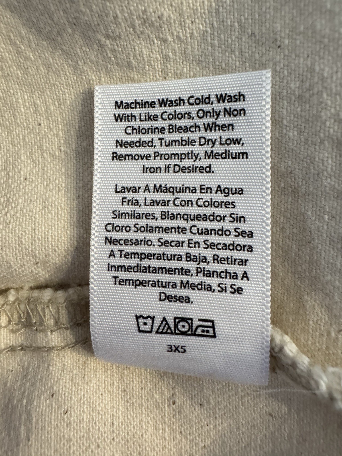Free Assembly Men’s Canvas Barn Jacket Corduroy Collar Chore Coat Cream XL NWT