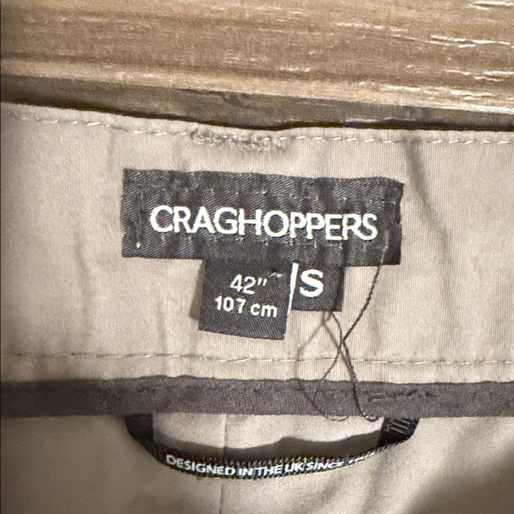Grasshoppers Men’s Khaki Cargo Pants Sz. Small Cotton Polyester Blend