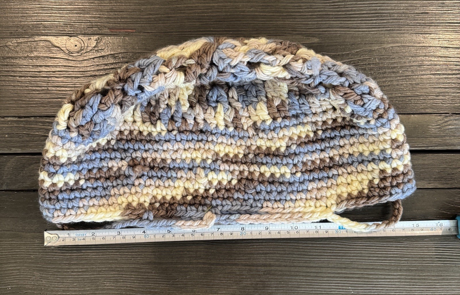 Hand-Crocheted Oversized Multi-Functional Boho Hat Mrket Tote Home Utility Cover