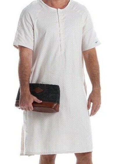Men’s Designer Hospital Gown CLOUD 100%Cotton Rear coverage 5 sizes FREE POST AU