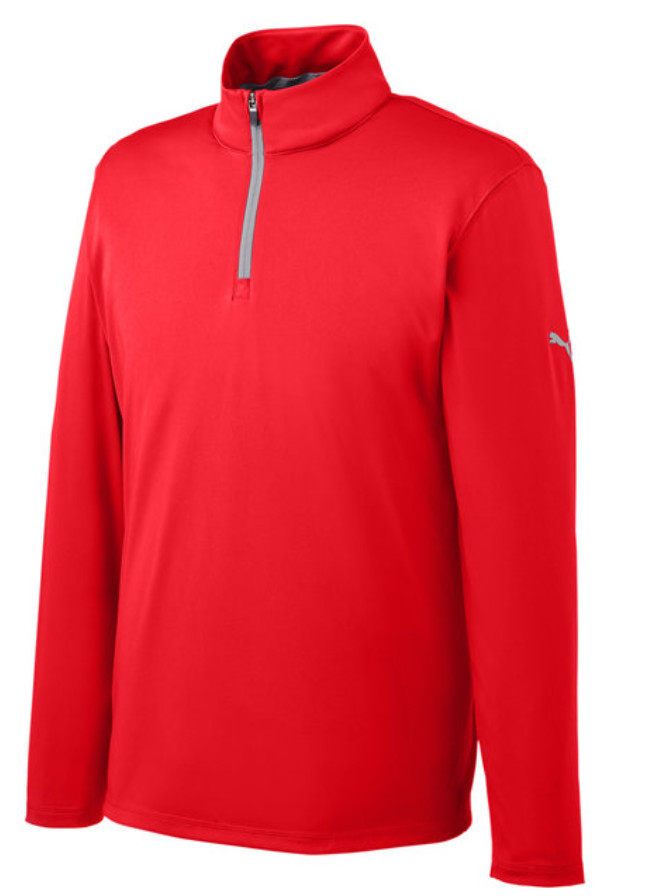 Puma Golf- 596807 Ultra-Lightweight Performance Icon Quarter-Zip Pullover, NWT!!