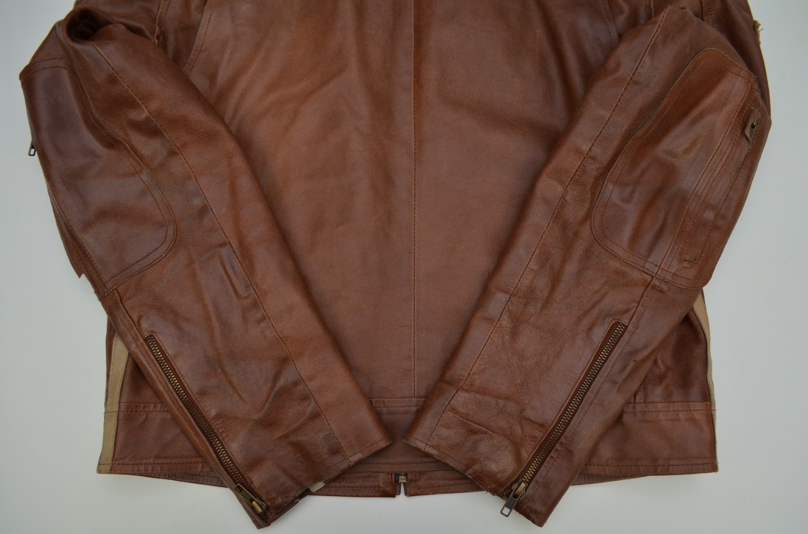 Vintage Superior New York Brogniez American Classic Motorcycle Leather Jacket M