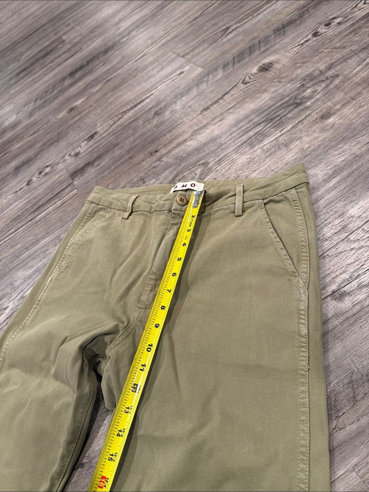 AMO Easy Trouser Pants in surplus green size 30