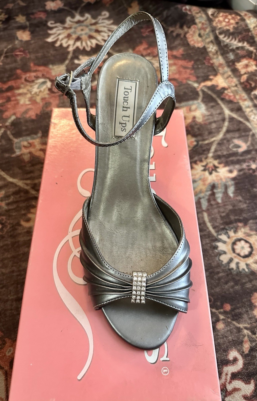 Touch-Ups by Benjamin Walk Women’s “Asher” Dress Heels Gunmetal 9 WIDE