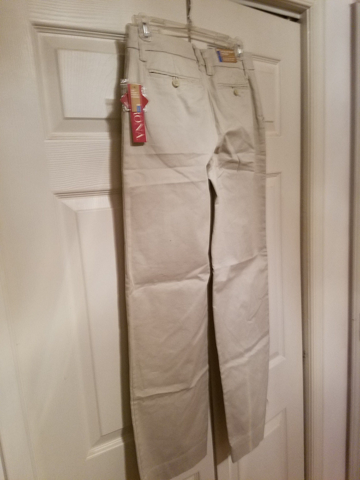 Merona Oyster The Ultimate Khaki Nanotex Fabric Relaxed Size 2 Pants (New)