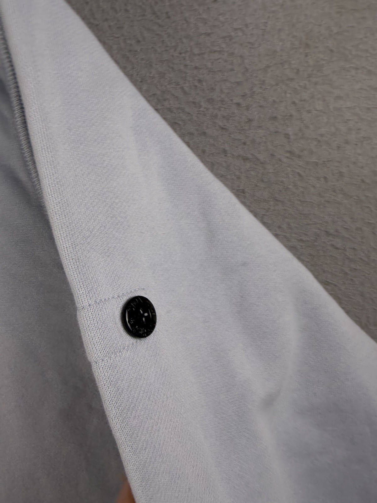 Stone Island Sweatshirt Men’s Large Fits Small Blue Gray Pullover Hoodie Romania