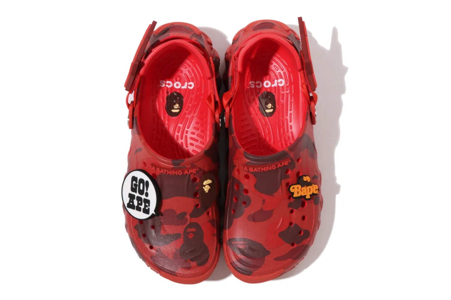 213140 8C1 Crocs Echo RO Clog Bape Flame Camo