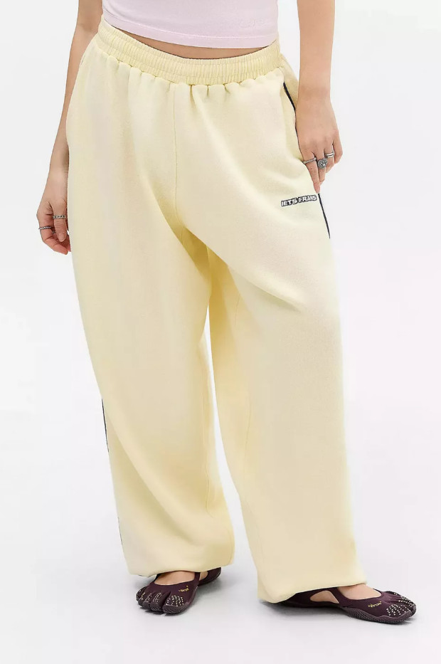 iets frans Harri Wide Leg Jogger Pants 100% Cotton Baggy Sweatpants Choose Color