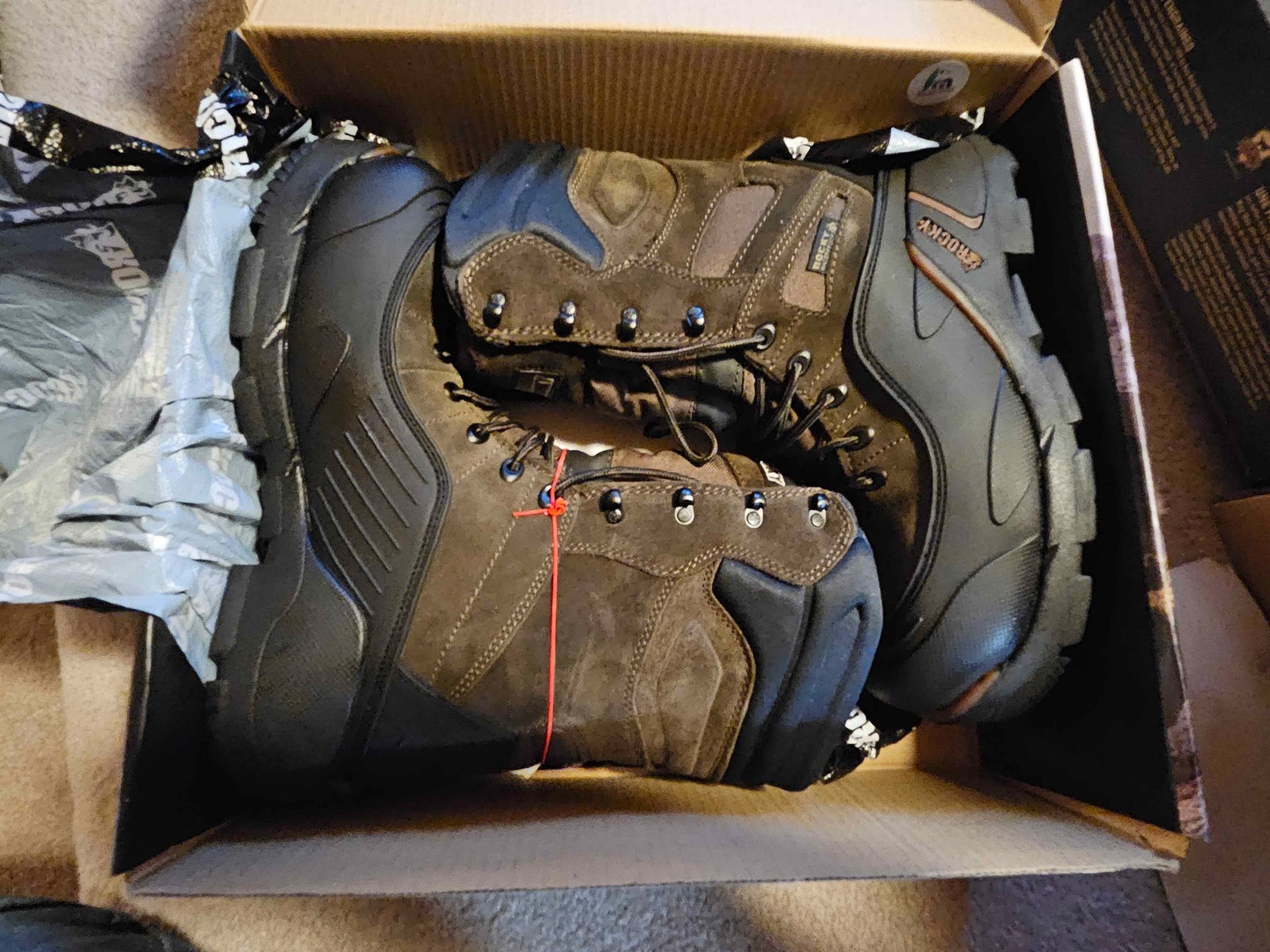 Rocky Blizzard Stalker Mens Size 10 Insulated Steel Toe Boots