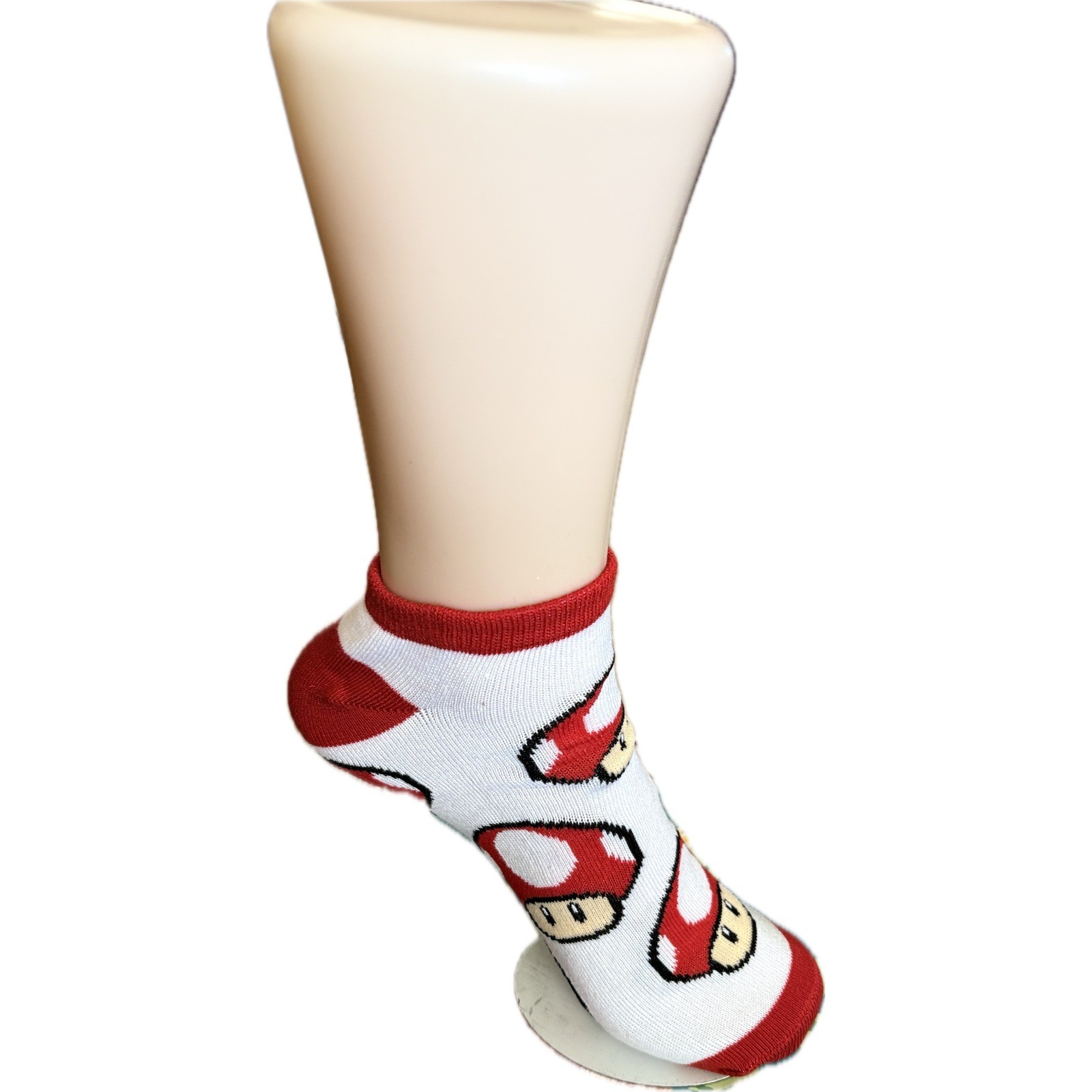 Nintendo Unisex Super Mario Bros Iconic Graphic Socks Bundle 3 Pairs Size 10-13