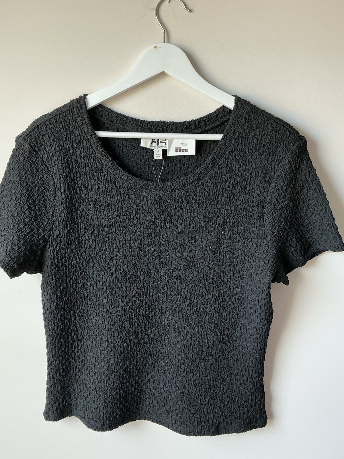 NWT Keily T-Shirt Robert Rodriguez Sz Med Black