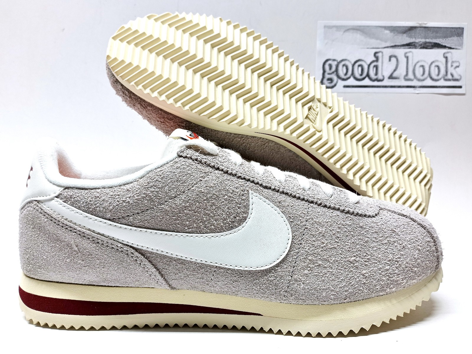 NIKE CORTEZ SE SKATEBOARDING COLLEGE GREY/SAIL SIZE MEN’S 10.5 [HF3142-001]