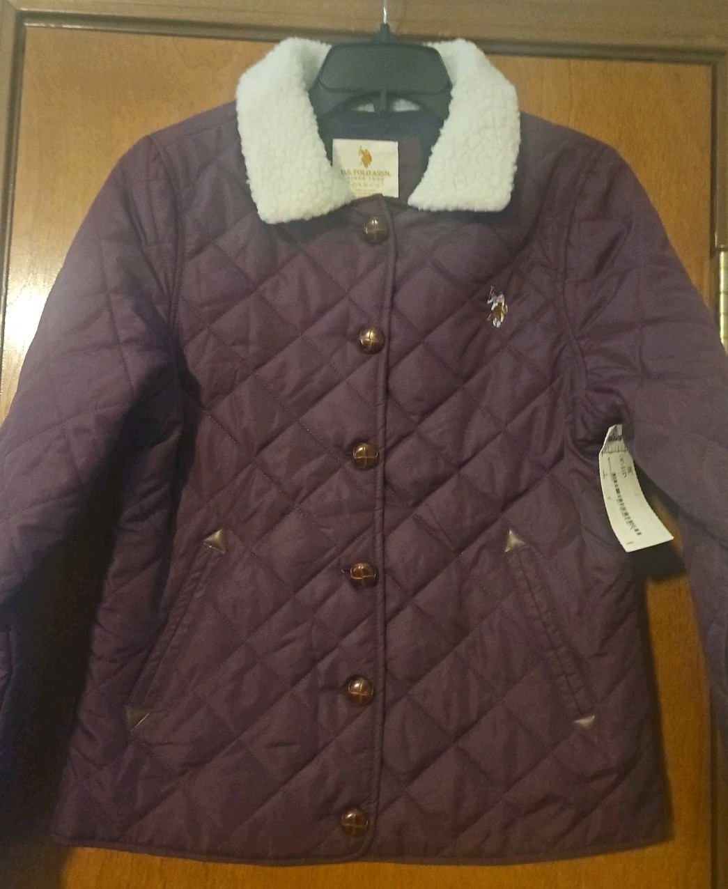 US Polo Assn Women’s Puffer Jacket Lightweight, Small NWT