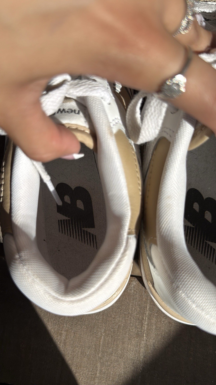 New Balance 550 White Incense Tan Beige Sneakers Women 7 / Men 5.5