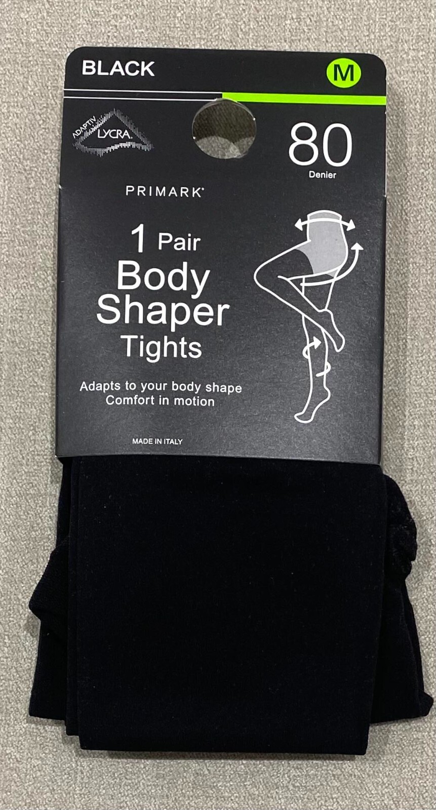 Black 1 Pair Body Shaper Tights Bum Tum Legs 100 80 40 Denier S/M/L/XL