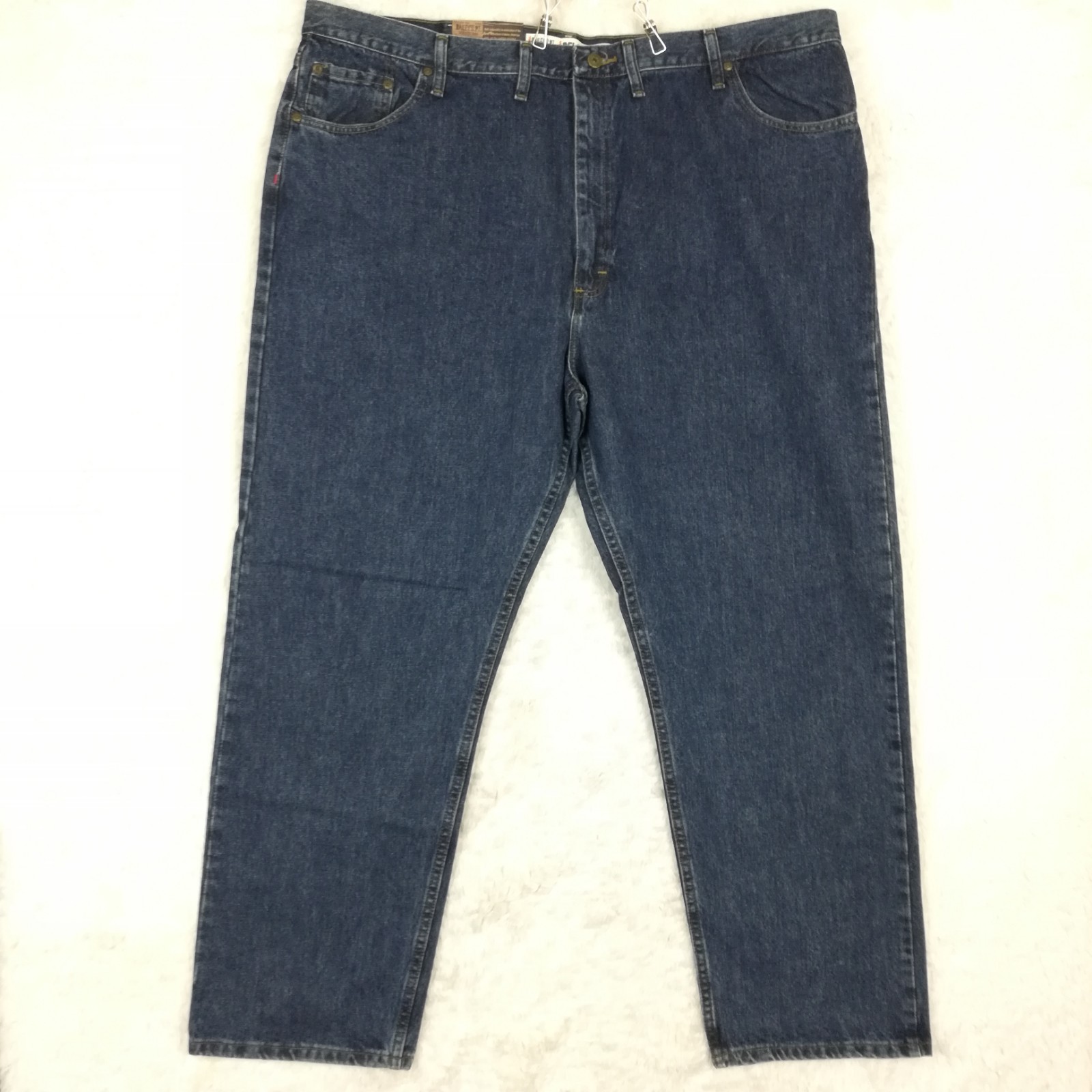 Bailey’s Pt Mens Jeans Straight Leg Relaxed Blue Denim Dark Stonewash 46×30 New