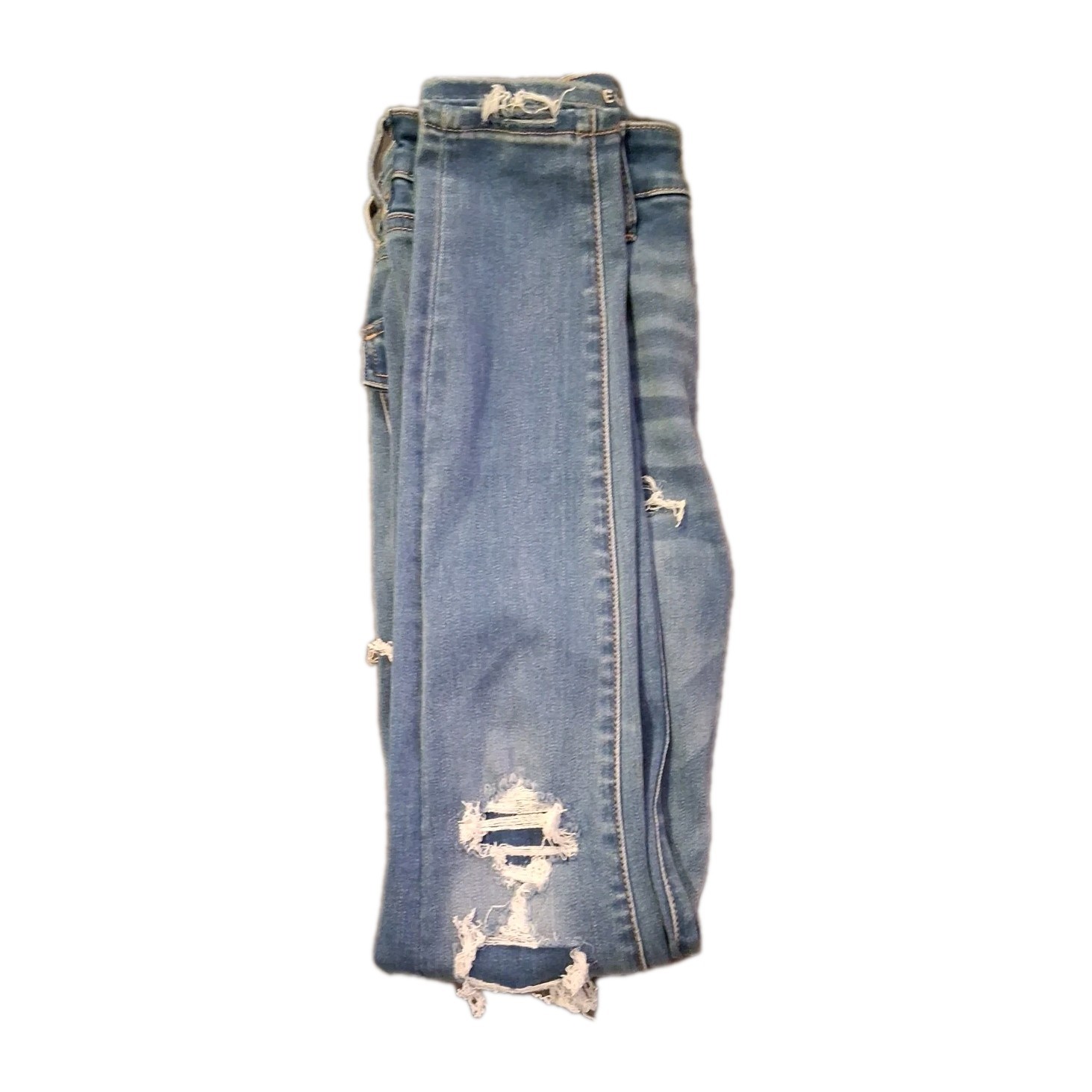 American Eagle Next Level Jeans Womens 2 Distressed High Rise Jegging Stretch