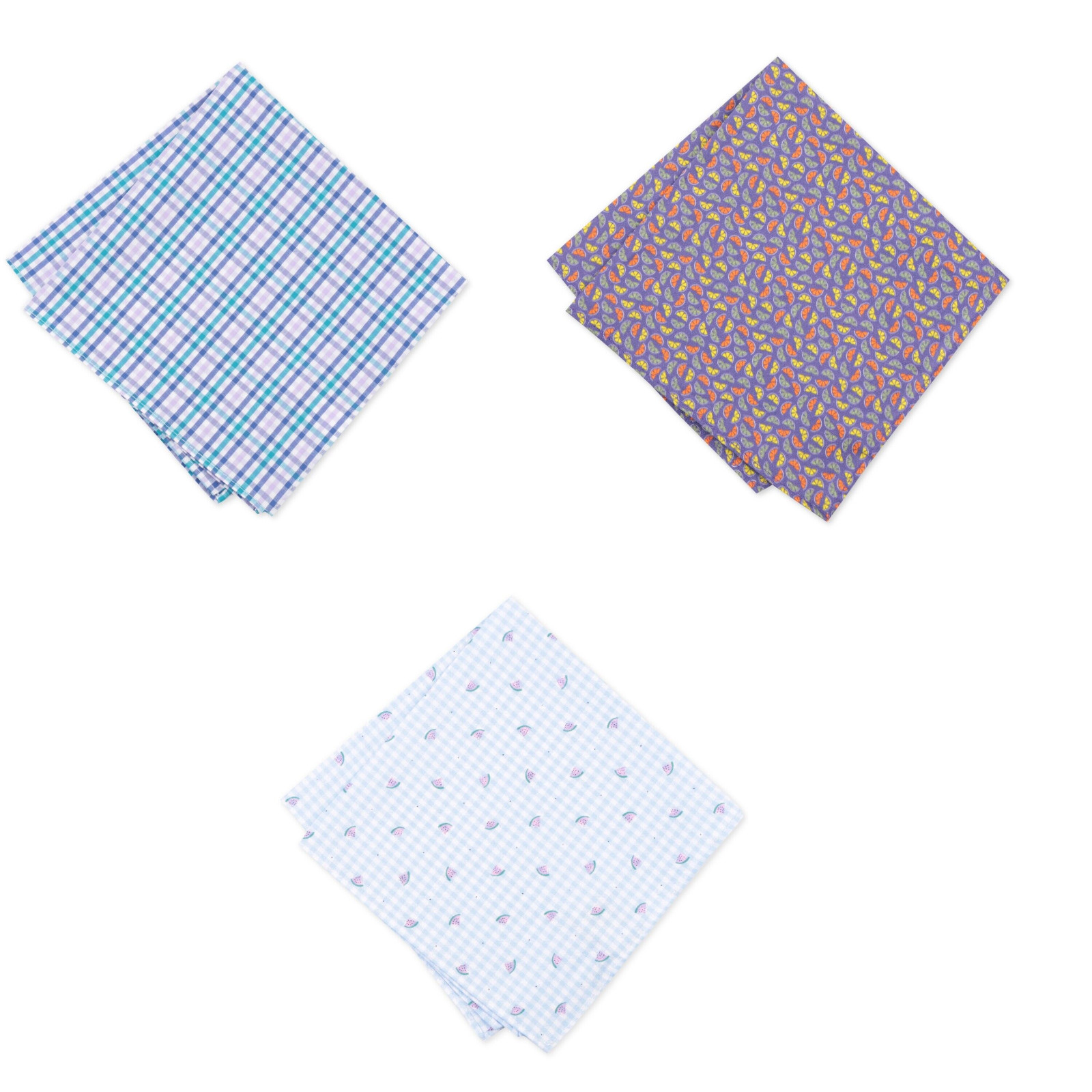 Bar III Men’s Cotton Handkerchief Pocket Square 12.5×12.5
