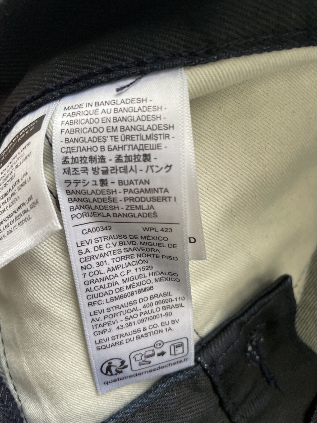 Levi’s Premium Men’s 578 Baggy Denim Jeans Tag Sz. 31Wx30 Measured 31X28 See Des