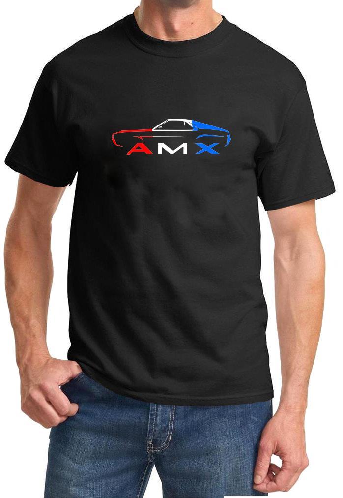 1968 1969 AMC AMX Classic Color Design Tshirt NEW
