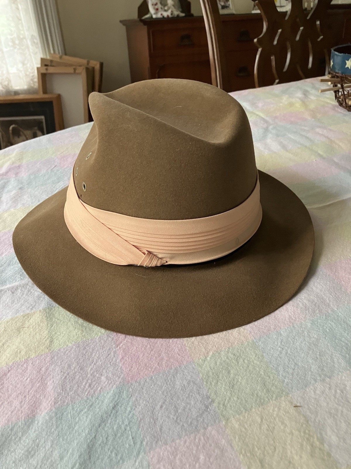 Men’s Tan Hat The Safari Collection By Stetson Size 58 7 1/4