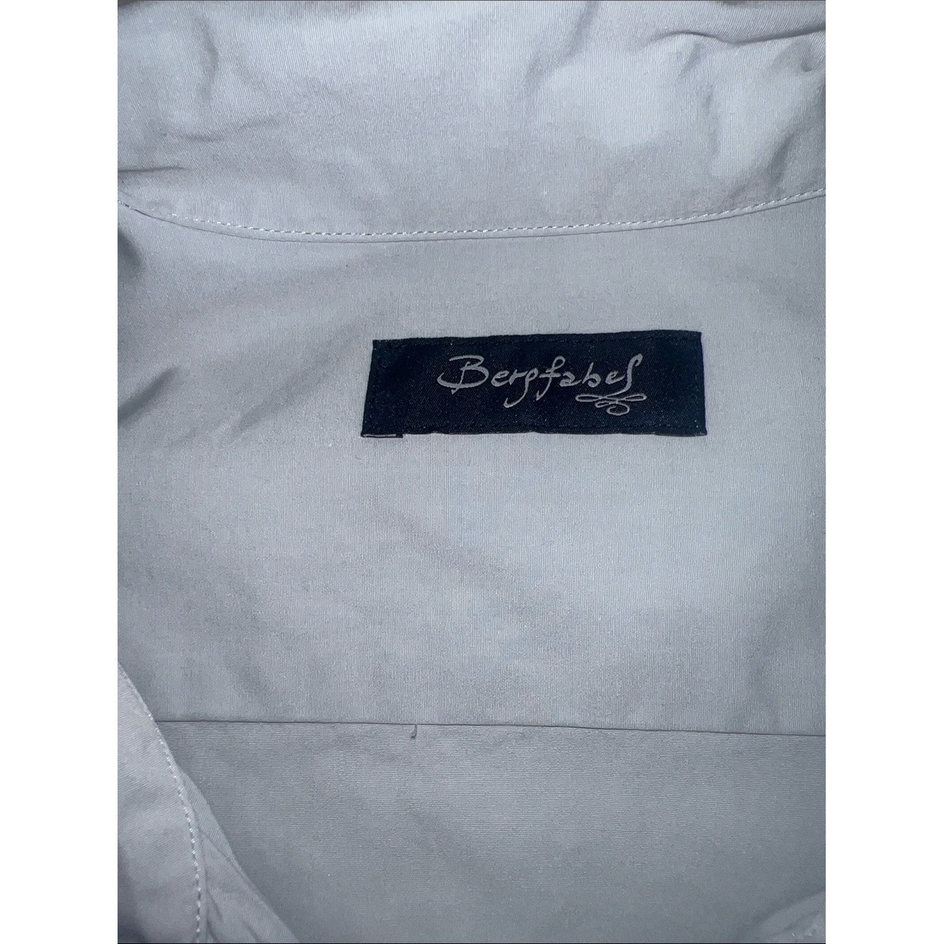 Bergfabel Tania Quiet Luxury Oversized Cotton Shirt Water Blue IT 40