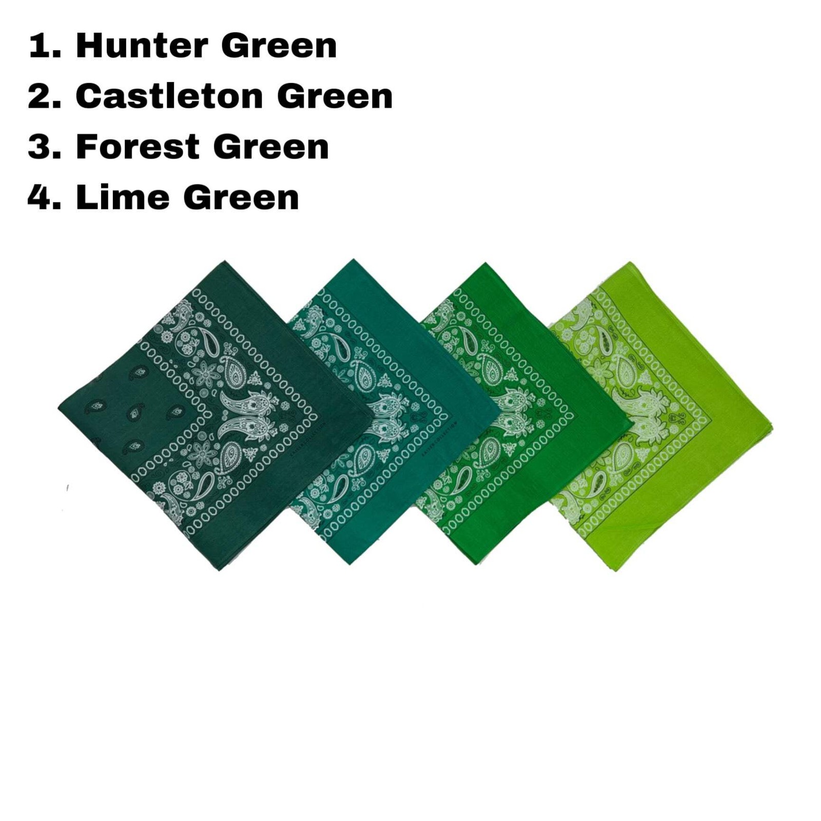 Kaiser 100% Cotton Bandanas (22″ X 22″)