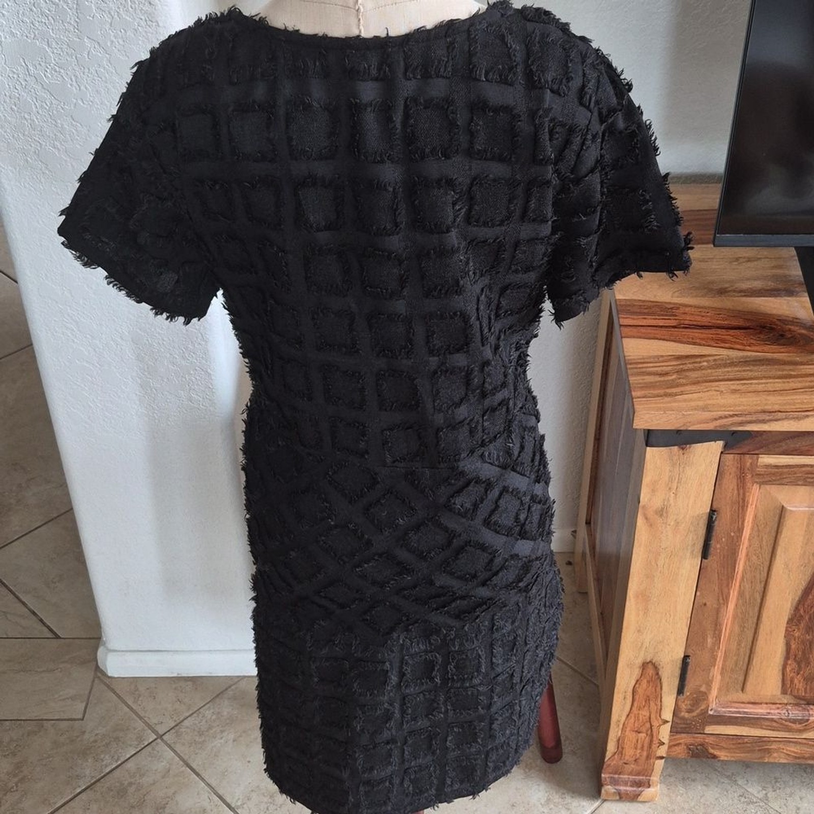 Cubism Los Angeles, Square & Diamond, Eyelash Design, dress with pockets