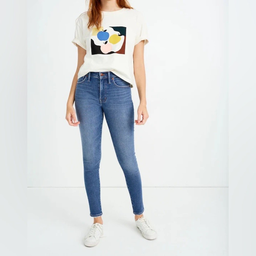 👖✨ Madewell 9” Mid-Rise Skinny Jeans – Pearson Wash ✨👖Size 25