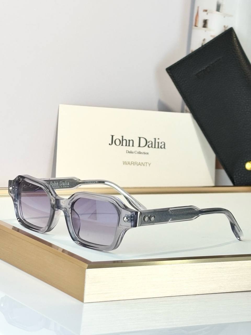 John Dalia P091 C159 Smoke Grey Sunglasses Unisex