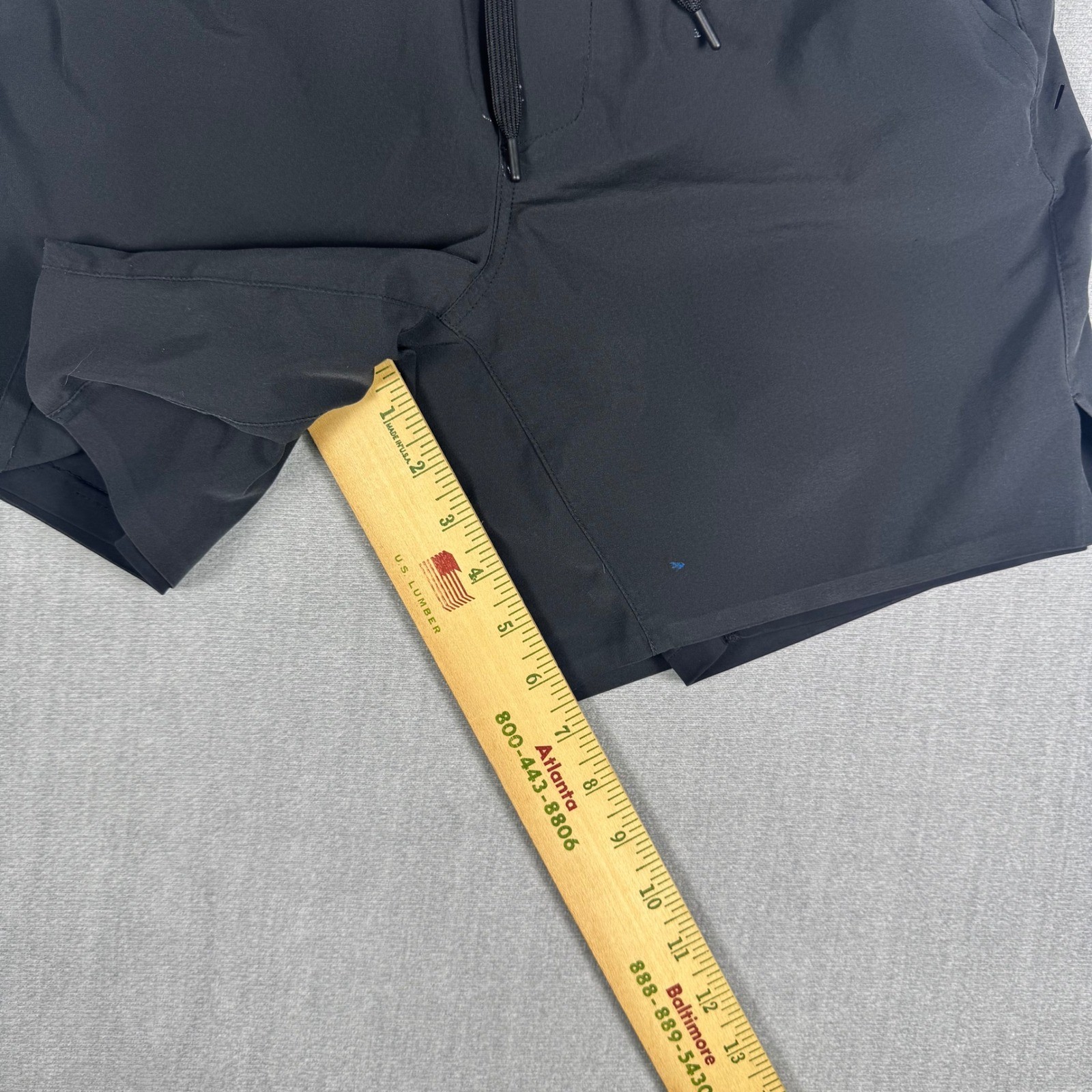 Ten Thousand The Interval Short Mens Small 7 Inch Black Lined Training Shorts