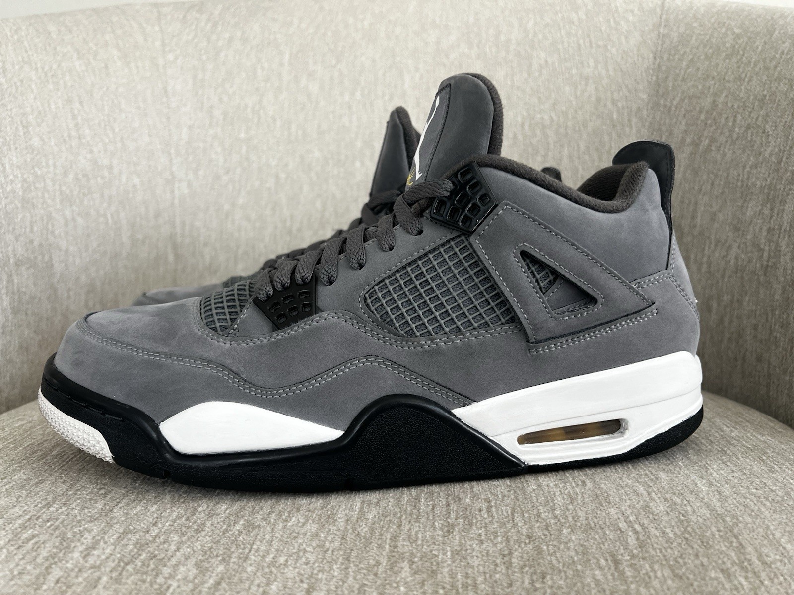 Nike Air Jordan 4 Retro Men’s Size 12 Cool Grey 2019 Sneakers 308497-007