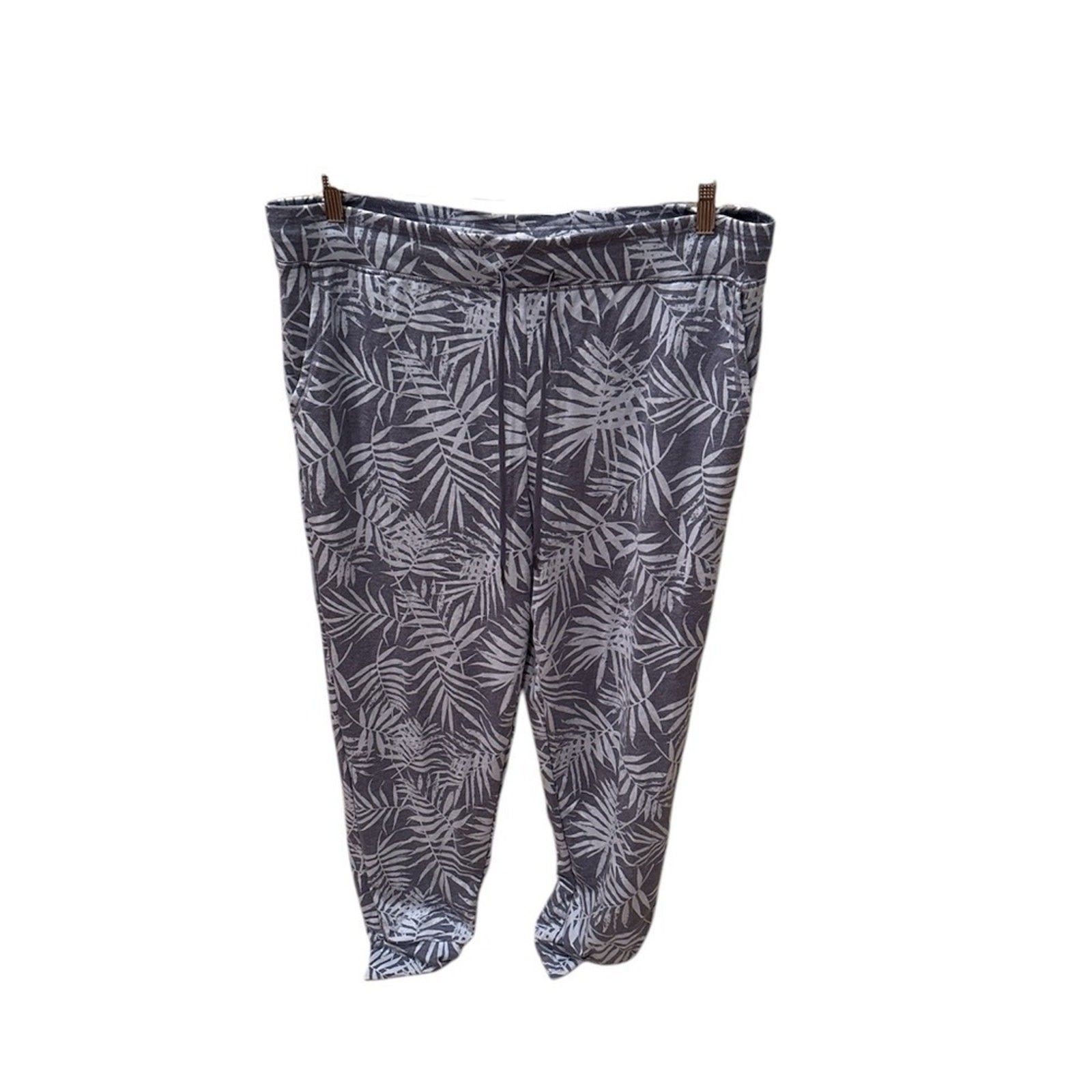Felina woman’s jungle print blue sweatpants