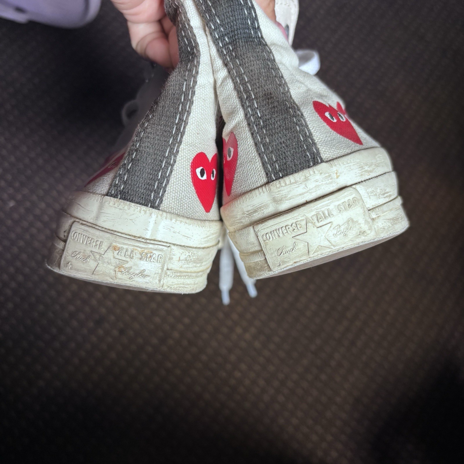 Converse Comme des Garçons Play x Chuck 70 High Milk Size 7W/5M Read Descriptio