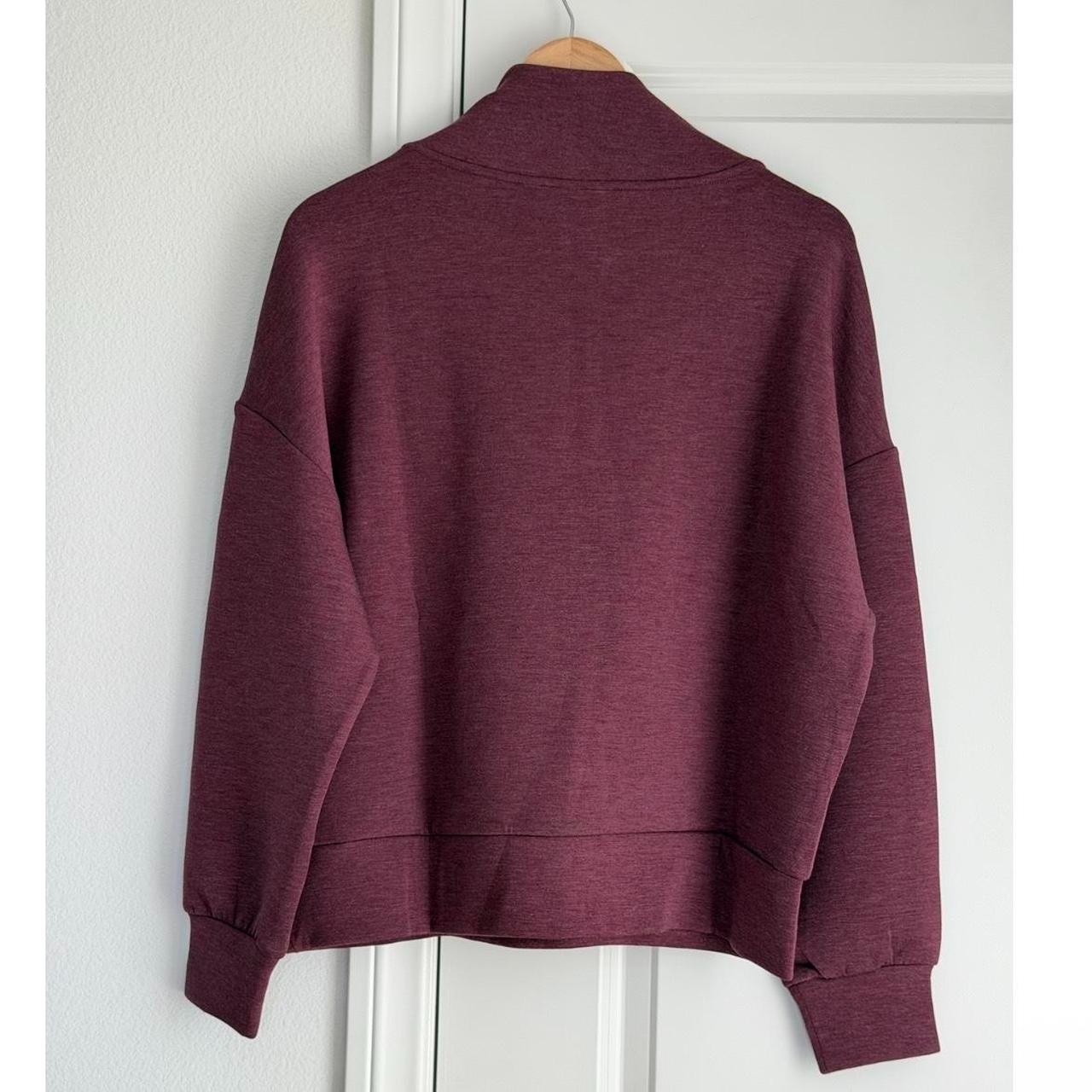 Varley Hawley Half-Zip Sweat in Sassafras Marl, Size Medium