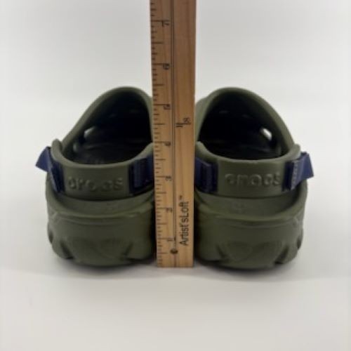 Crocs Men’s Offroad Sport Clogs Slip-on Sandals – US Size 13 | Army Green / Navy