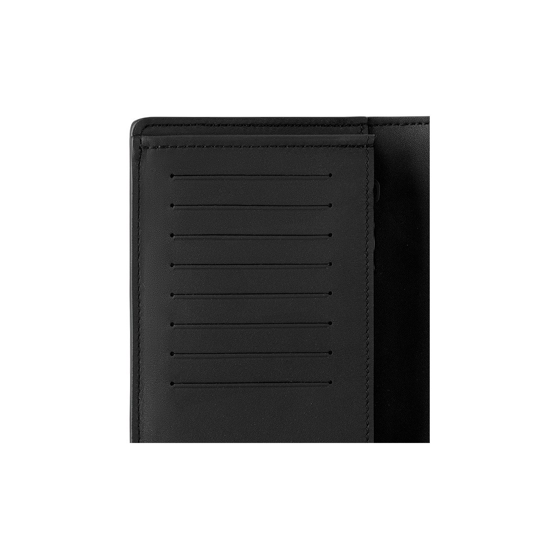 LOUIS VUITTON long leather wallet with multiple card slots men 3.9×0.79×7.48 in