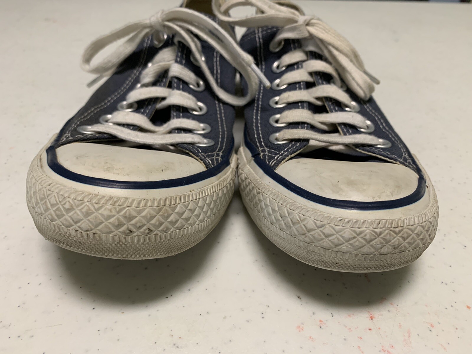 Converse Chuck Taylor All Star Low Navy/White M9697 Men 5 Women 7 Preowned