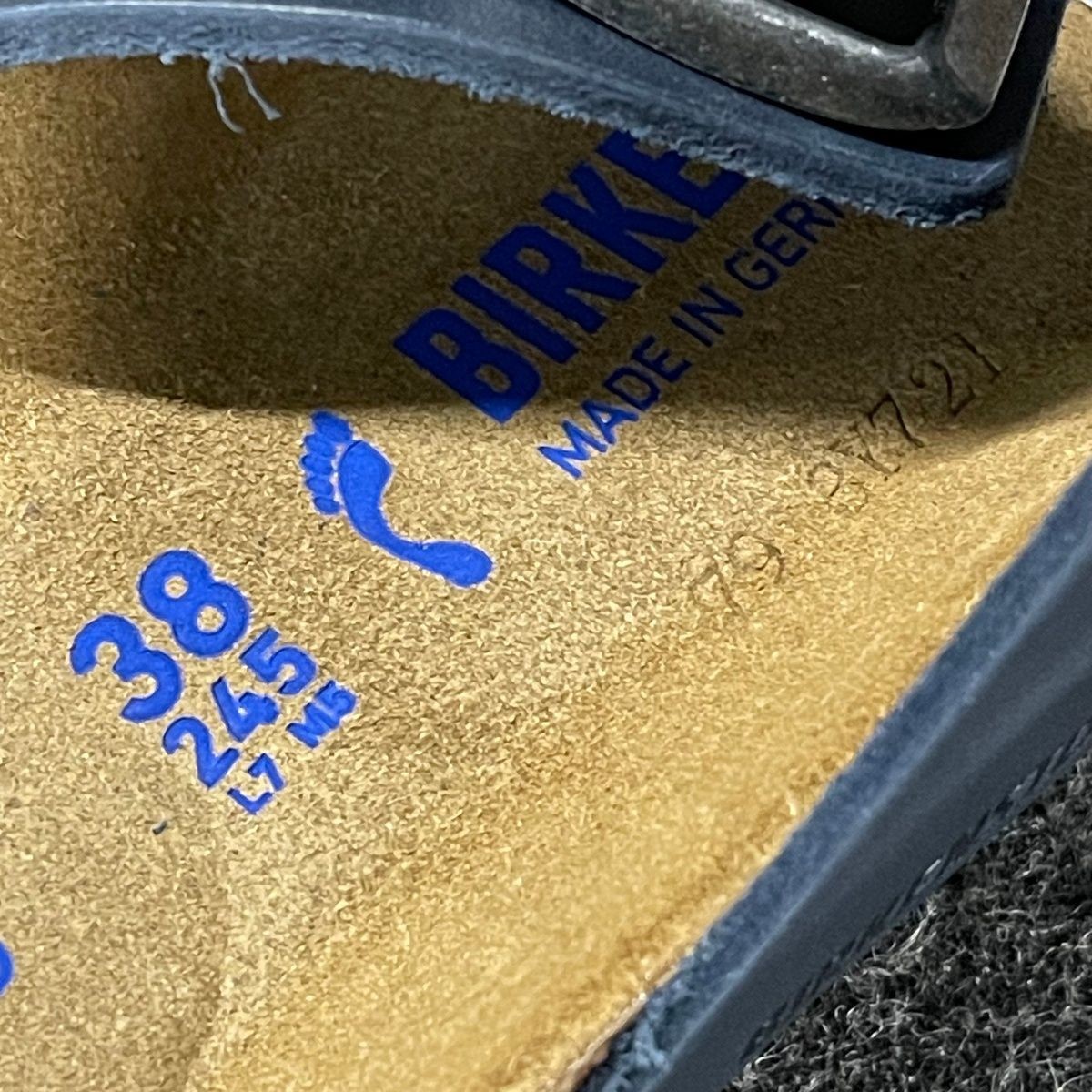 BIRKENSTOCK Arizona Soft Footbed Sandals Women’s Size US 7 Blue