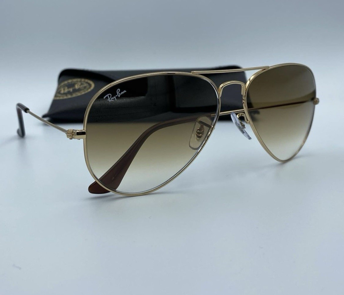 Rayban Aviator RB3025 58mm Brown Gradient