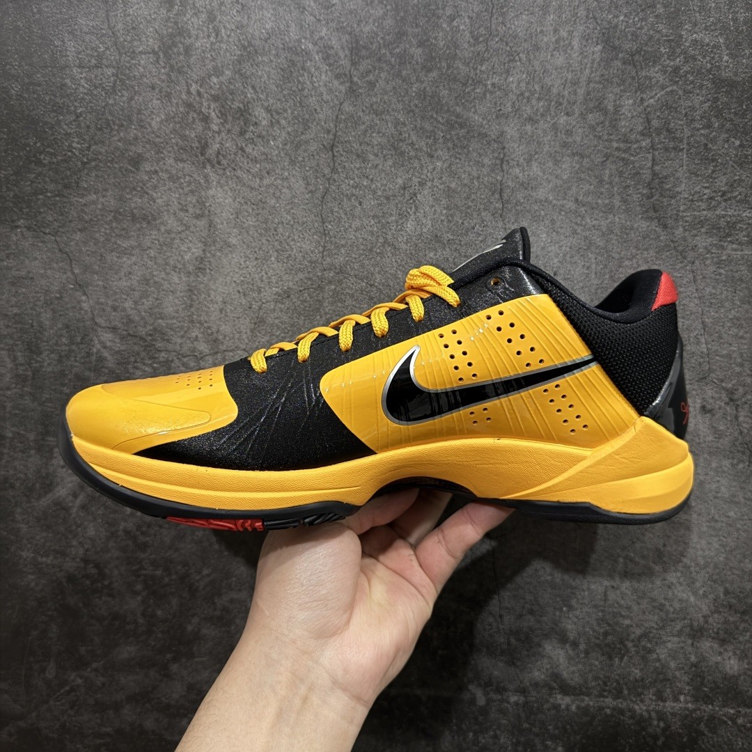 New NK Zoom Kobe ZK5 “Bruce Lee” Yellow Black Mens Womens Athletic Shoes