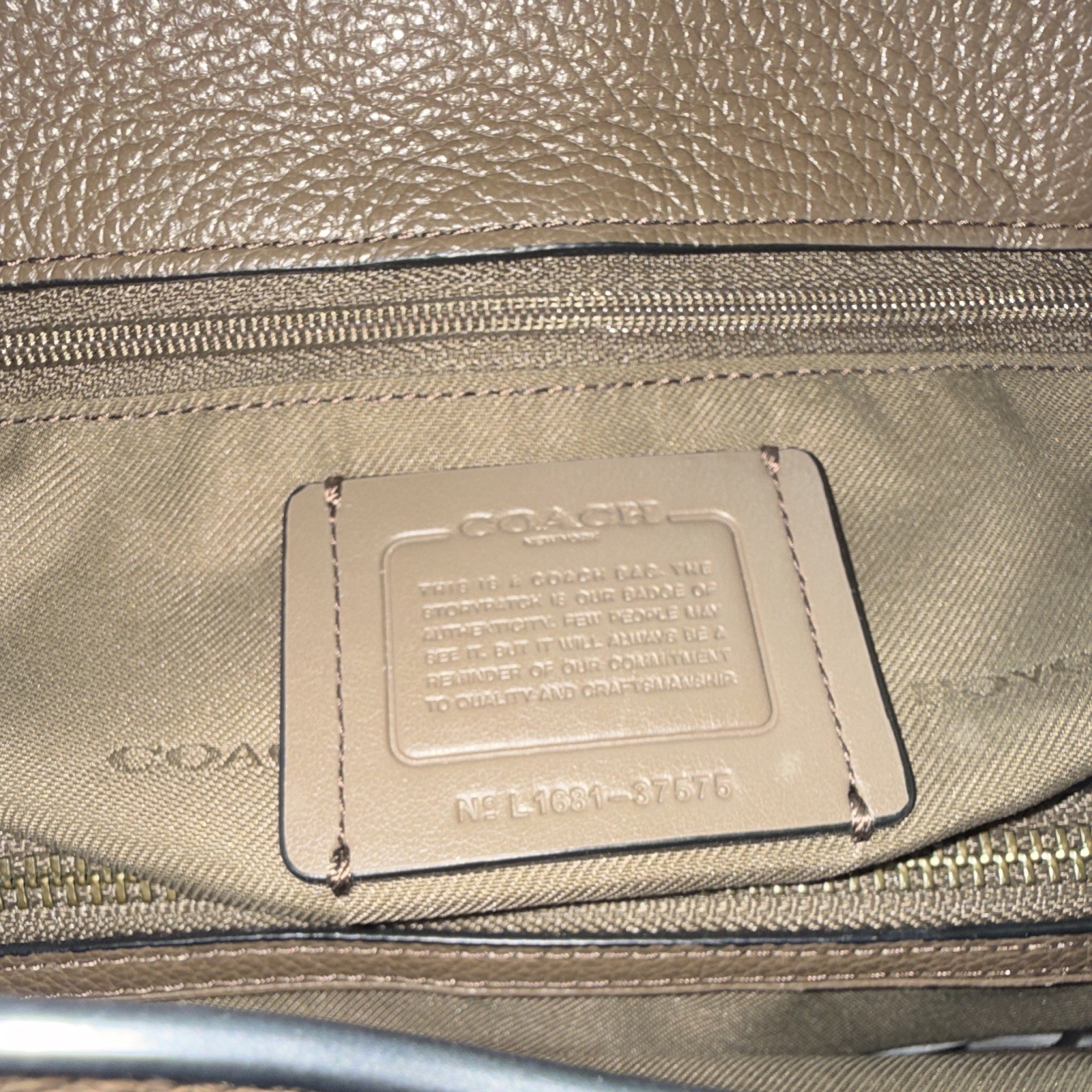 COACH Mercer 30 Grain Leather Crossbody Satchel Purse
