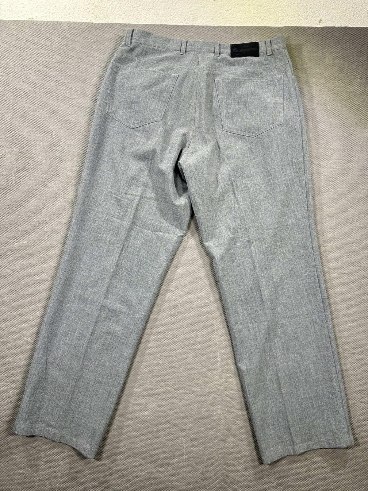 Alberto Comfort Fit Mens 52 Gray Relaxed Dress Pants Tom Ceramica