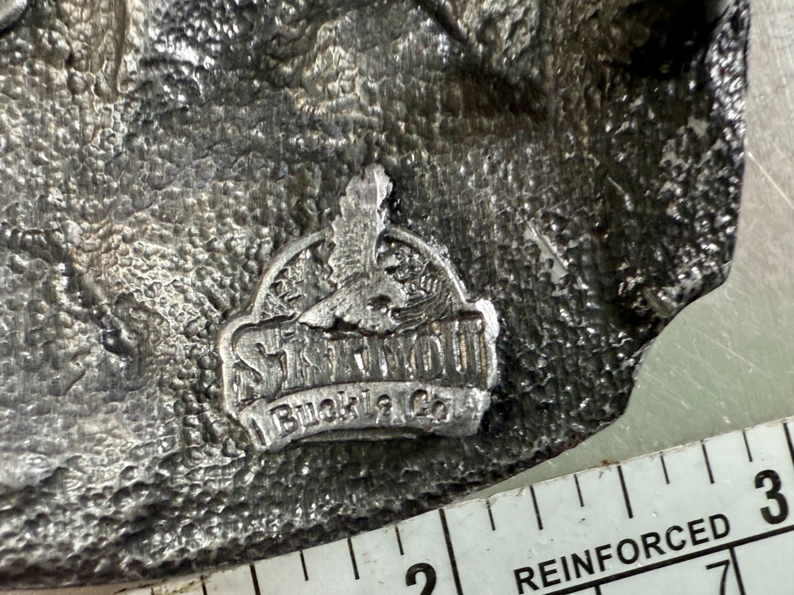 Roofer Roof Construction Worker Ladder Hammer Tools 80’s Siskiyou Belt Buckle