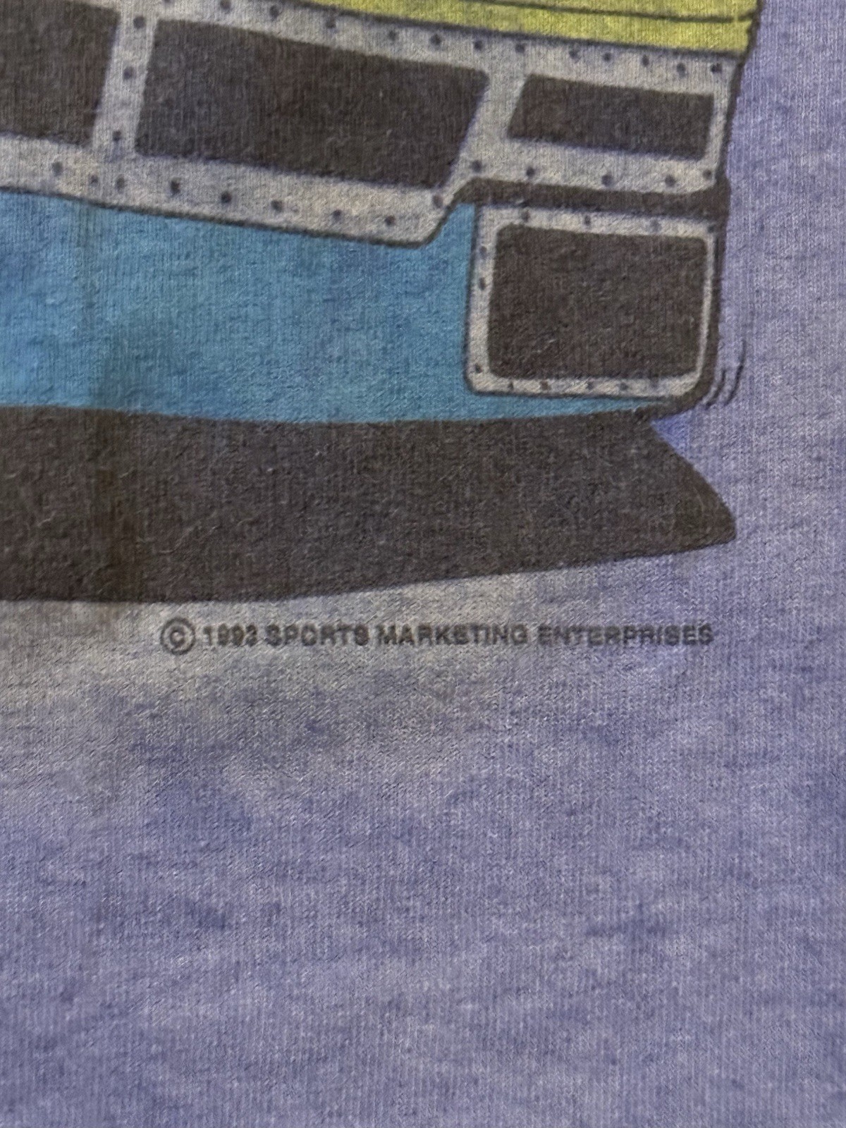 Anvil Blue XL Shirt NASCAR Pocono International Raceway 1993 Auto Racing