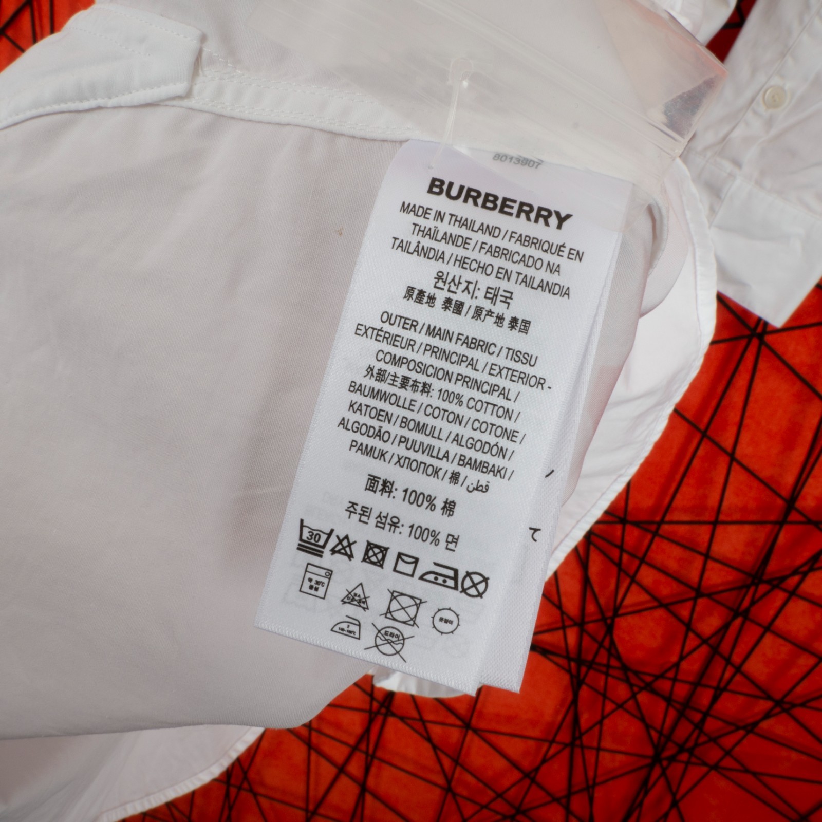 BURBERRY Horseferry Print Cotton Shirt Dress White Belted Logo UK 8 US 6 IT 40