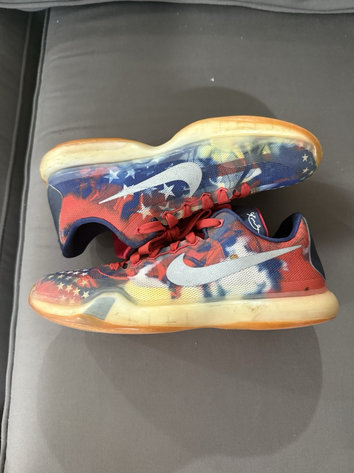 Nike Kobe 10 GS – “Independence Day” – Size 5.5y (Used W/ No Box)